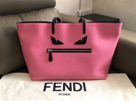 replica fendi monster tote bag